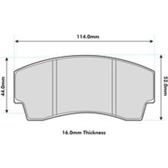 Ferodo DSUNO Brake Pads To Fit AP Racing CP5100 Calipers - Set of 4 Pads