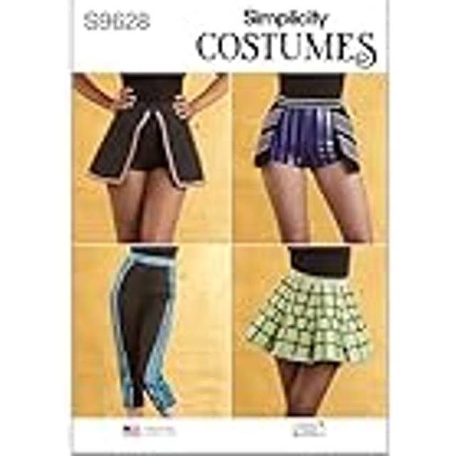 Simplicity Misses' Costume Skirt, Pants and Shorts Sewing Pattern, S9628