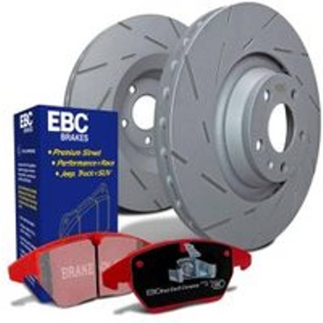 EBC Brakes Ultimax Slotted Discs and Redstuff Pads Kit - Vented, 312mm x 25mm - ATE Calipers