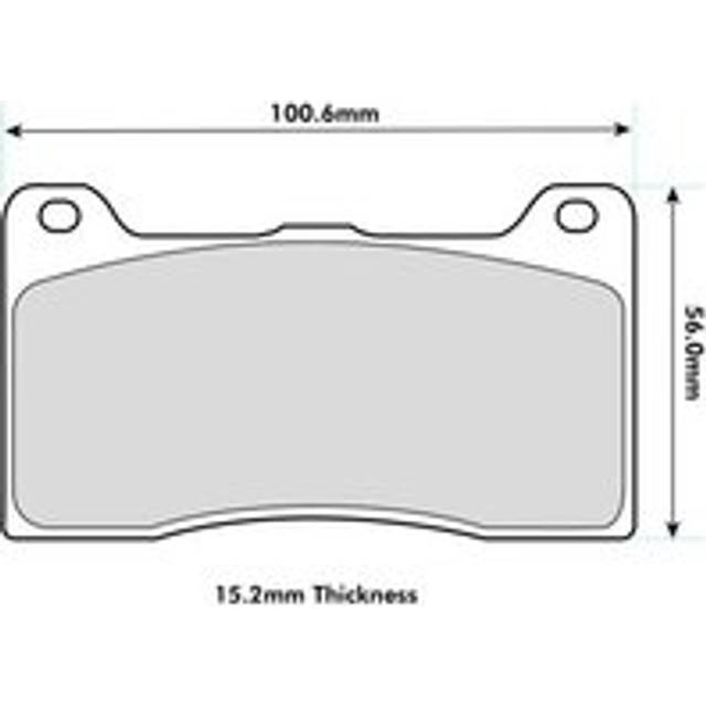 EBC Brakes RP-X Brake Pads To Fit Wilwood Dynapro / Billet Dynalite Calipers