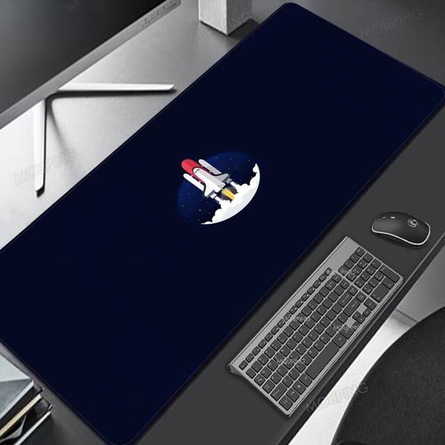 (a-2 600x300x2mm) Space Mat Black Mousepad Mechanical Keyboard Anime Mouse Pad Company Kawaii Cute Desk Mat 900x400 Gamer Carpet Desk Protector