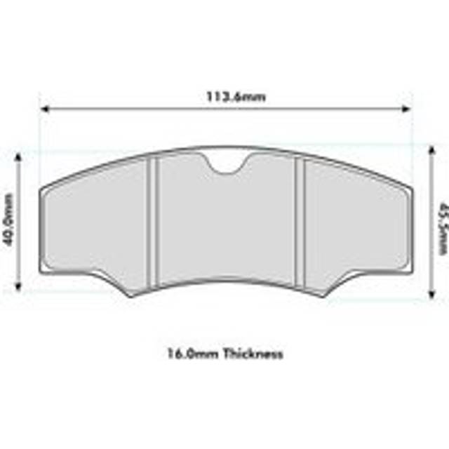 Ferodo DS1.11 Brake Pads To Fit AP Racing CP2361 Calipers - Set of 4 Pads