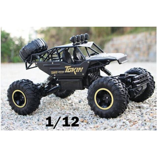 (  Black,   36cm(1:12)) Large Remote Control RC Cars Big Wheel Car Monster Truck 4WD Kid Toy Electric
