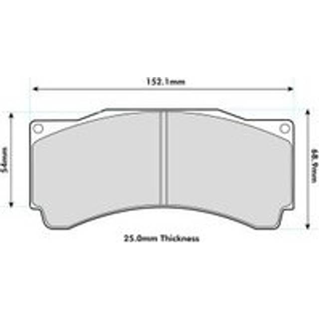 Ferodo DS2500 Brake Pads To Fit AP Racing Various Calipers