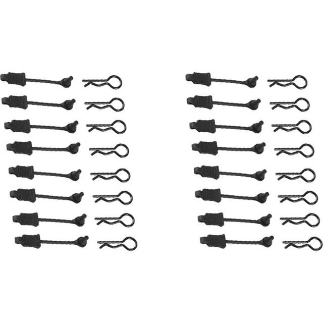 16Pcs Rubber Body Clip Retainer Shell Fixed Buckle Lock AR390178 for ARRMA 1/7 Mojave Limitless 1/8 Kraton RC Car