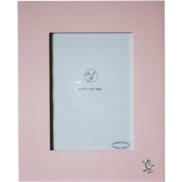 5x7 Pink Wooden Gecko Photo Frame