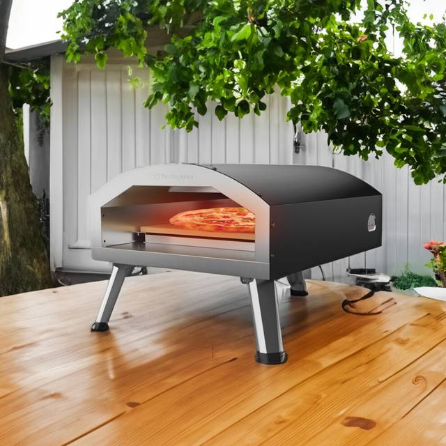 Westinghouse 12 Inch Pizza Oven For Indoor And Outdoor Use - Metallics - One Size