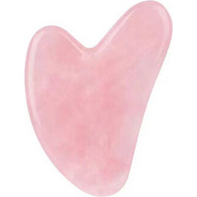 (a-Type 2) Natural Rose Quartz Eye Mask Care Massager For Face Gouache Jade Gua Sha Set Relaxing Massager Eyes SPA Tools Fade Dark Circles