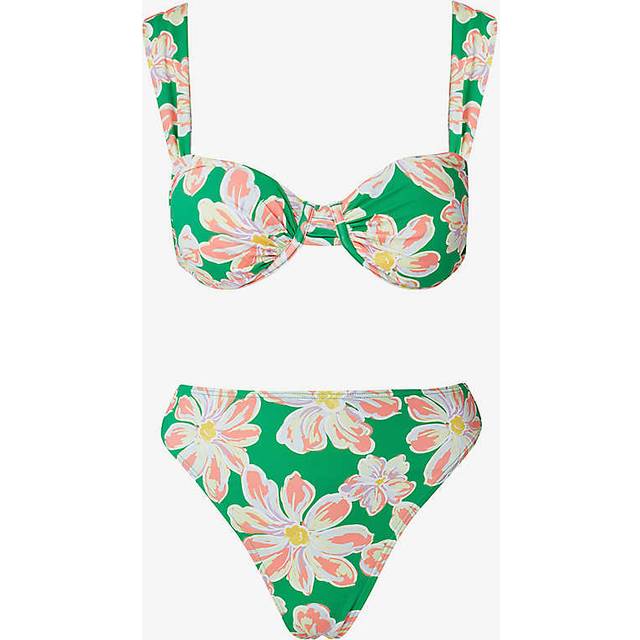 MALINA Sirine High Rise Bikini Bottoms |Grön |S