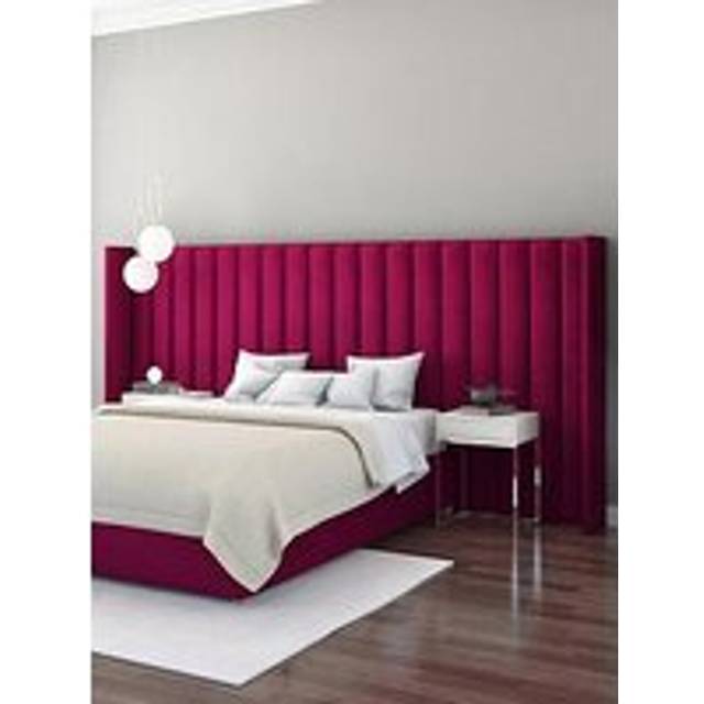 Aspire Furniture Aspire Grandeur Headboard In Plush Berry, Red