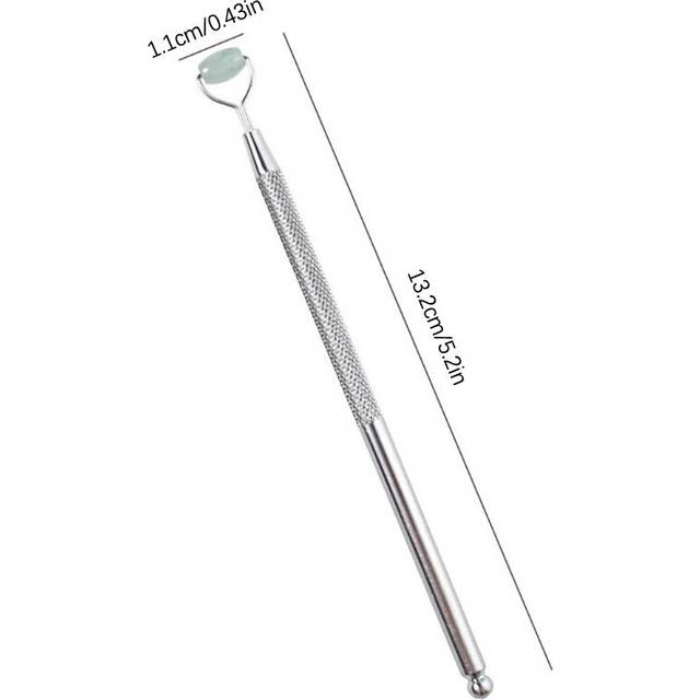 Stainless Steel Eye Anti Wrinkle Jade Face Roller Massager Slimming Lifting Tool Firming Face Anti-Aging Puffy Eyes Massager