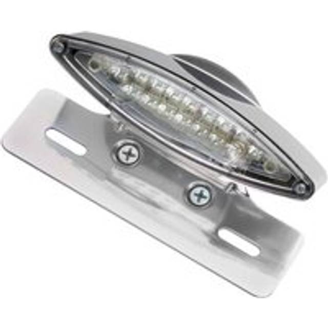 Bike It Invader Rear LED Light Chrome With Clear Lens