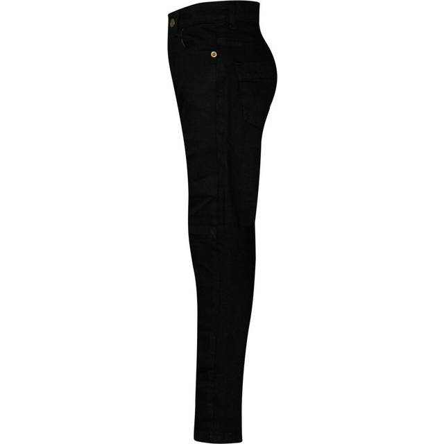 (13-14 Years) Kids Girls Skinny Jeans Designer Jet Black Denim Stretchy Pant Fit Trouser 5-13Y