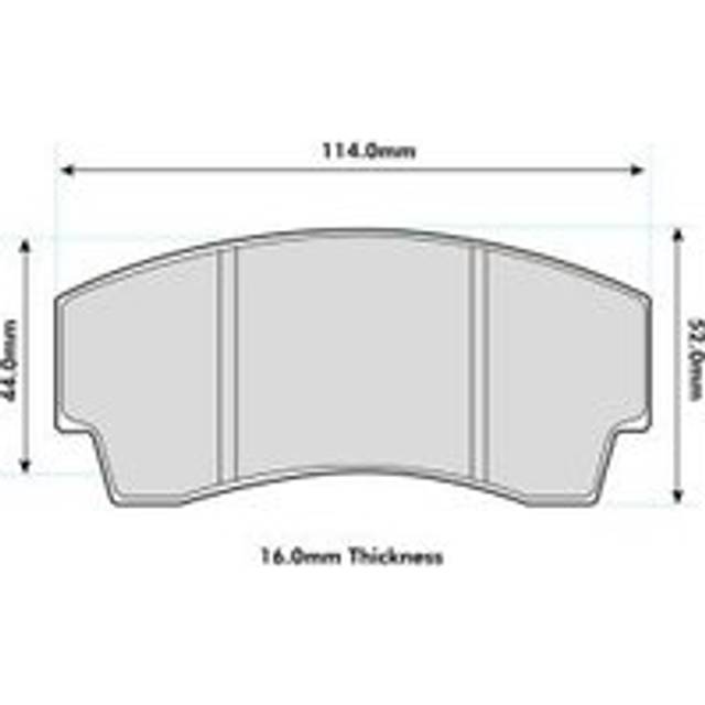 Pagid RST3 Brake Pads To Fit AP Racing CP5100 Calipers - Set Of 4 Pads