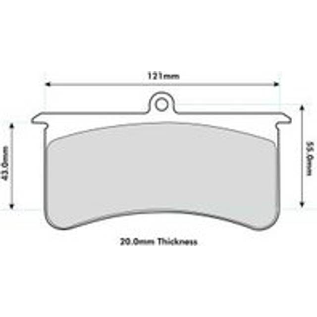 Mintex M1155 Brake Pads To Fit Wilwood Superlite 4 & 6 Piston Calipers - Set of 4 Pads