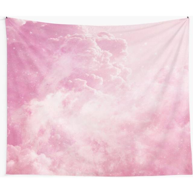 Tapestry 60x50inch Candy Cotton Clouds Wall Hanging Art DÃ©cor Living Room
