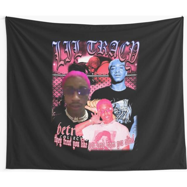 Tapestry 60x50inch Lil Tracy They Treat You Like You Dead When You Alive! Wall Hanging Art DÃ©cor Living Room