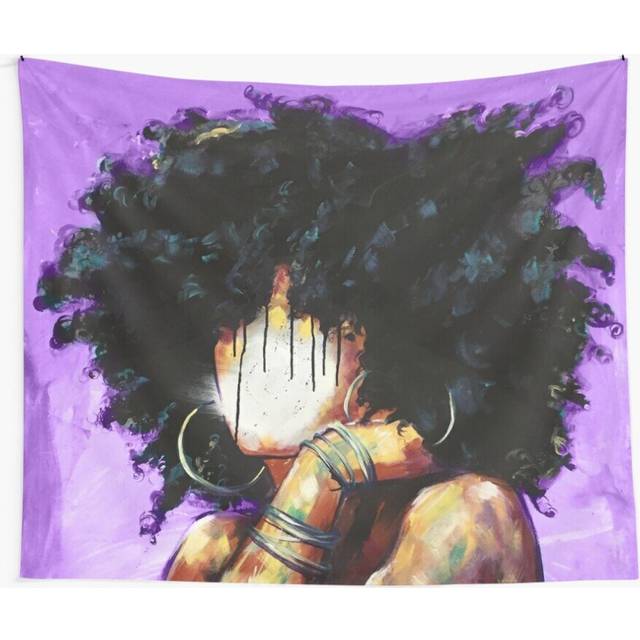 Tapestry 60x50inch Naturally II PURPLE Wall Hanging Art DÃ©cor Living Room