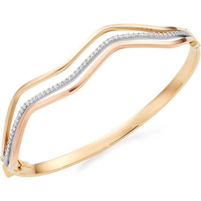 9ct White Gold - Rose Gold/White Gold
