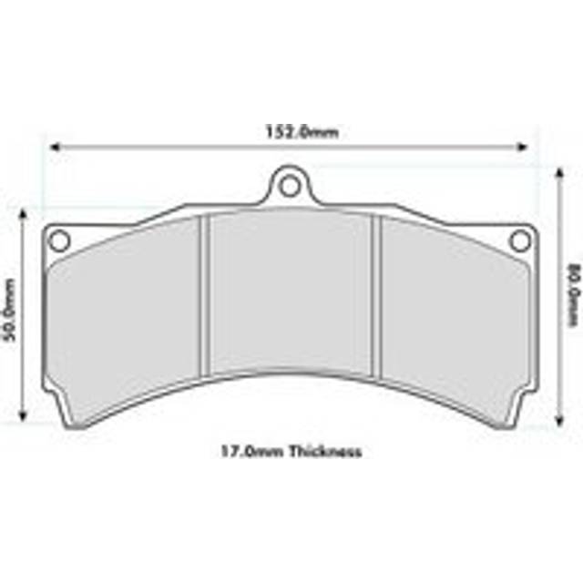 Pagid RST3 Brake Pads To Fit AP Racing CP5070/CP5570 Calipers