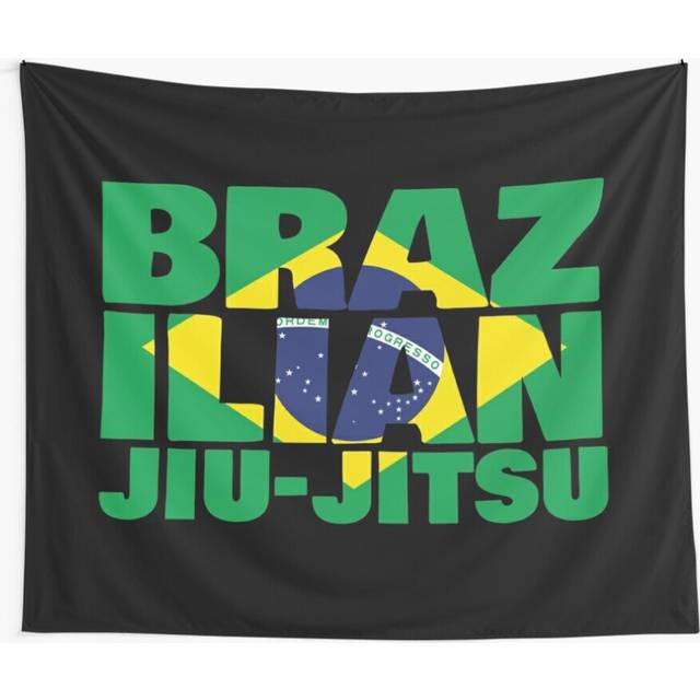 Tapestry 60x50inch Brazilian Jiu-Jitsu Flag Wall Hanging Art DÃ©cor Living Room