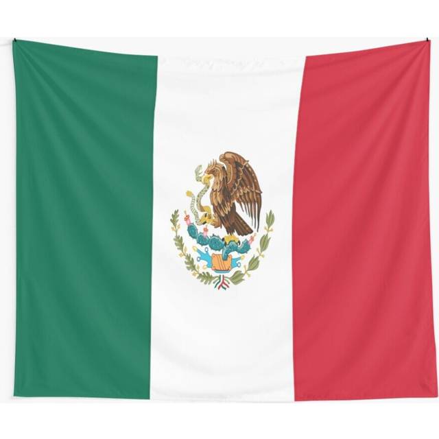 Tapestry 60x50inch Bandera Mexicana! - Mexican Flag! Wall Hanging Art DÃ©cor Living Room