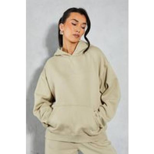 Womens Branded Oversized Hoodie - Green - 8