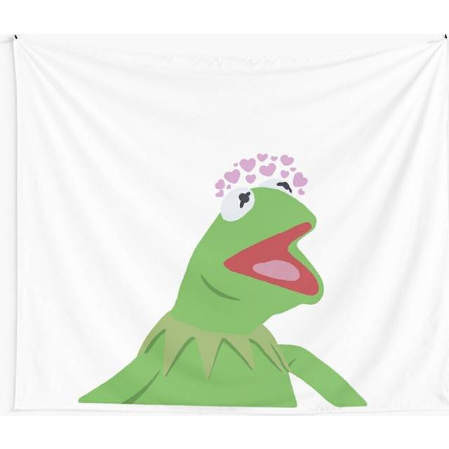 Tapestry 60x50inch Kermit Heart Simple Wall Hanging Art DÃ©cor Living Room