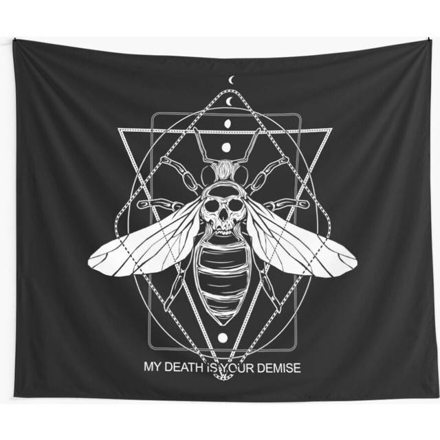 Tapestry 60x50inch KILLER BEE - save the bees! Wall Hanging Art DÃ©cor Living Room