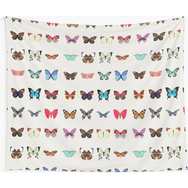 Tapestry 60x50inch Butterflies Wall Hanging Art DÃ©cor Living Room