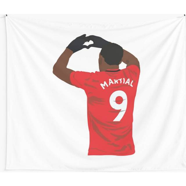 Tapestry 60x50inch Anthony Martial Heart Wall Hanging Art DÃ©cor Living Room