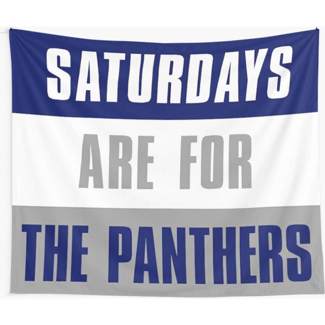 Tapestry 60x50inch Saturdays are for The Panthers, Middlebury College Wall Hanging Art DÃ©cor Living Room