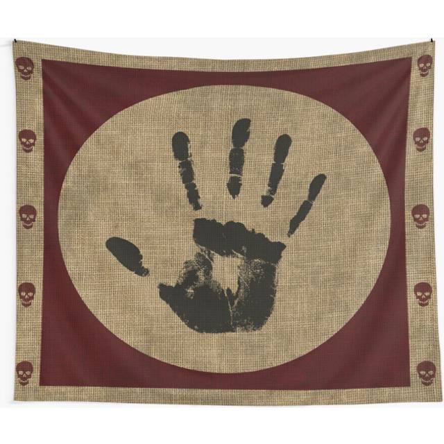 Tapestry 60x50inch TES 18 - Flag of the Dark Brotherhood Wall Hanging Art DÃ©cor Living Room