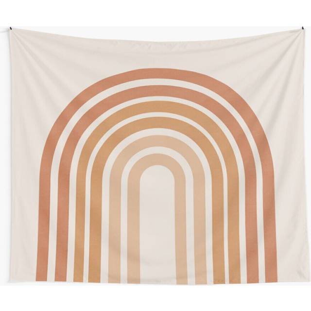 Tapestry 60x50inch Earthy Colors Boho Rainbow Wall Hanging Art DÃ©cor Living Room