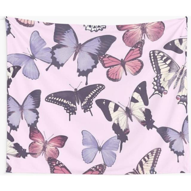 Tapestry 60x50inch Butterflies pattern tapestry Wall Hanging Art DÃ©cor Living Room