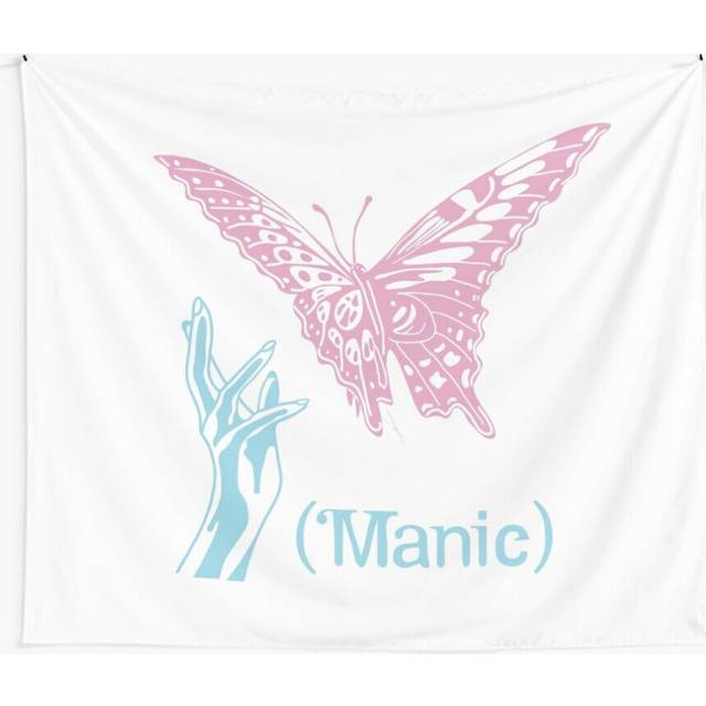 Tapestry 60x50inch Halsey Butterfly Wall Hanging Art DÃ©cor Living Room
