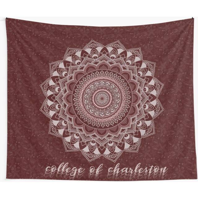 Tapestry 60x50inch College of Charleston Mandala Wall Hanging Art DÃ©cor Living Room
