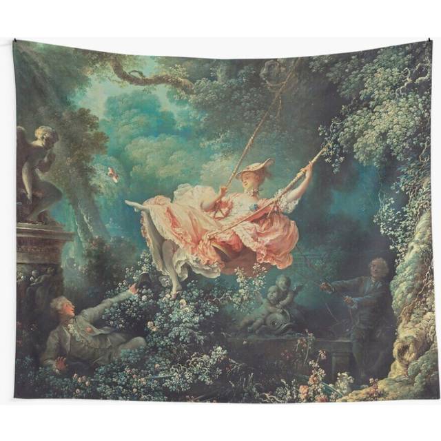 Tapestry 60x50inch The Swing Painting - Jean-HonorÃ© Fragonard Wall Hanging Art DÃ©cor Living Room