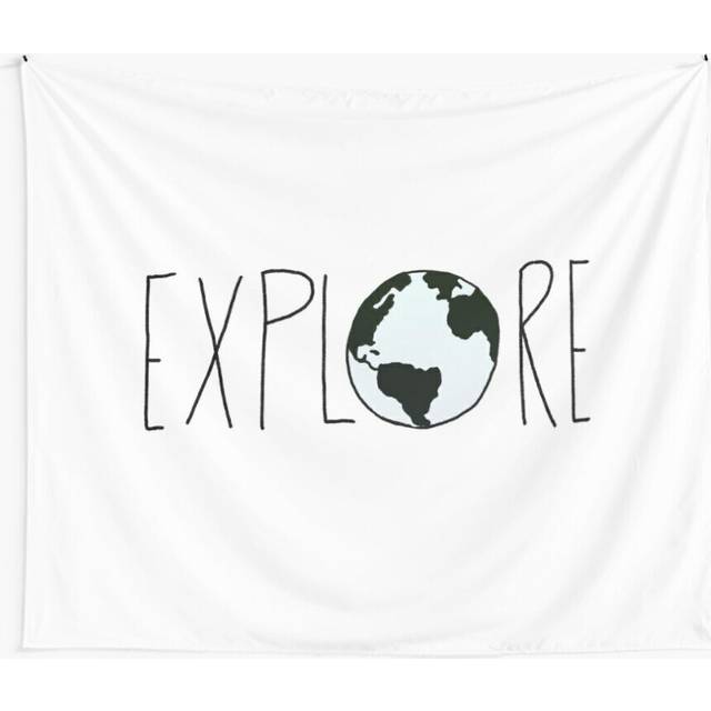 Tapestry 60x50inch Explore the Globe Wall Hanging Art DÃ©cor Living Room