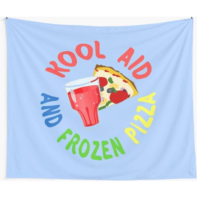Tapestry 60x50inch KOOL AID AND FROZEN PIZZA Wall Hanging Art DÃ©cor Living Room