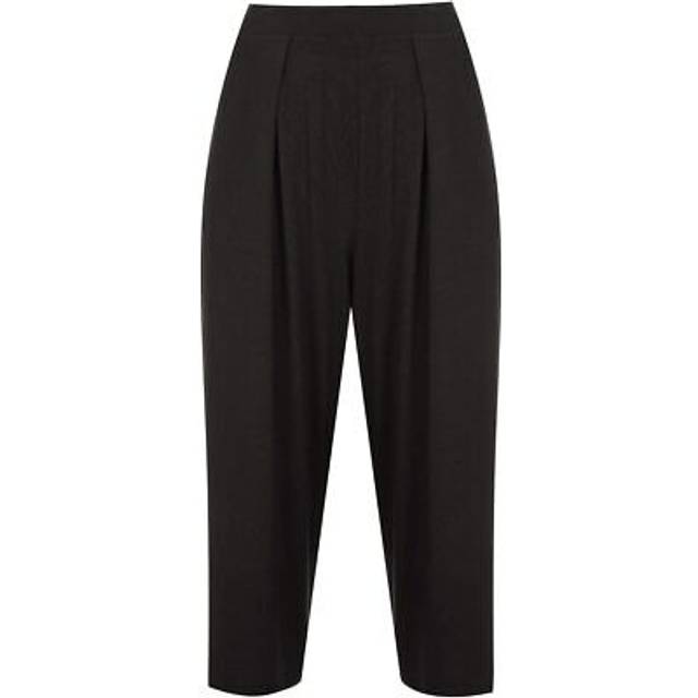 M life ladies trousers yogi culotte caprihose, black, m