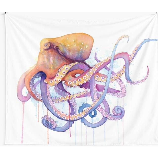 Tapestry 60x50inch Octopus II Wall Hanging Art DÃ©cor Living Room