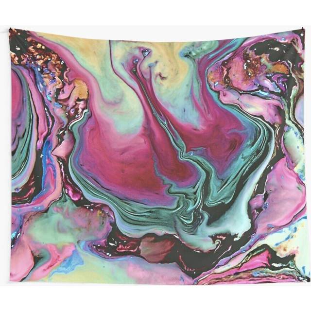 Tapestry 60x50inch Colorful abstract marbling Wall Hanging Art DÃ©cor Living Room