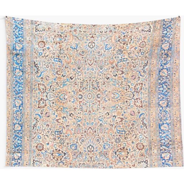 Tapestry 60x50inch Antique Persian Meshad Rug Print Wall Hanging Art DÃ©cor Living Room