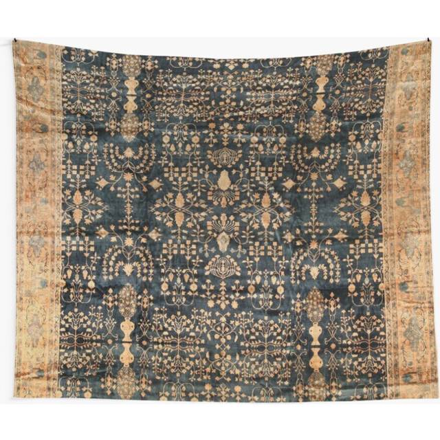 Tapestry 60x50inch Antique North Indian Rug Print Wall Hanging Art DÃ©cor Living Room