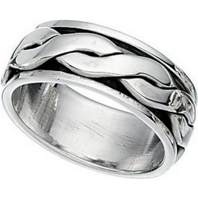 Beginnings Sterling Silver Motion Celtic Band Ring R266 / Size 66
