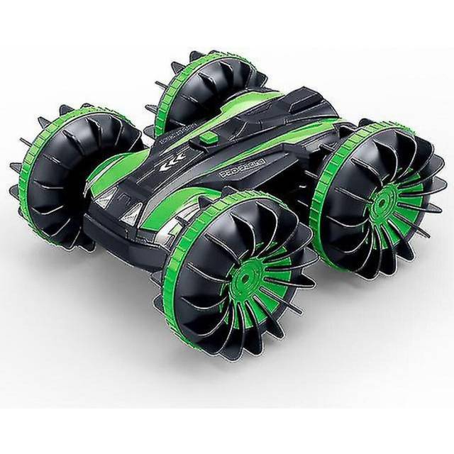 2.4gremote Control Rc Car 360 Rotary Four-wheel Waterproof Amphibious Stunt Vehicle Double Side Driving Children's Electric Toys