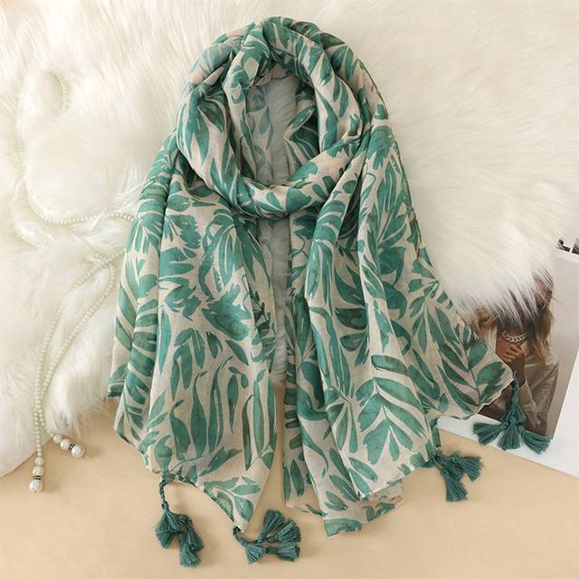 SHEIN Boho One Women&#39;s Vintage Scarf With Tassels For Outdoor All Seasons Accessories Women