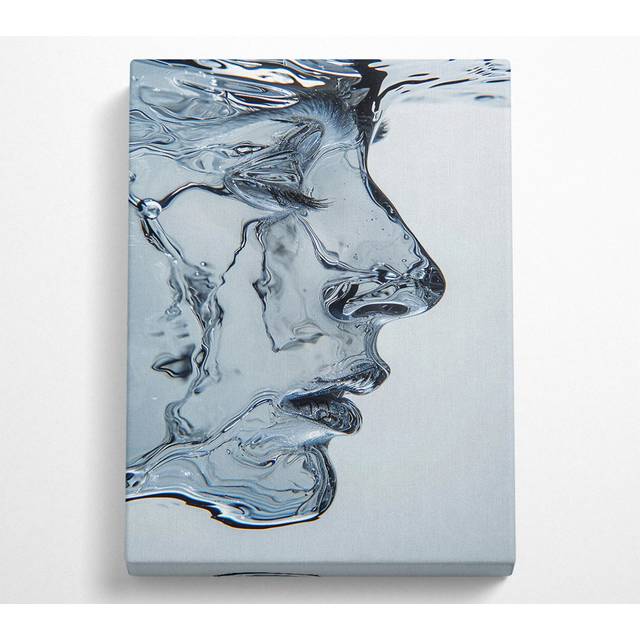 Face Made Of Water - Wrapped Canvas Art Prints (50.8cm H x 35.6cm W x 10cm D)