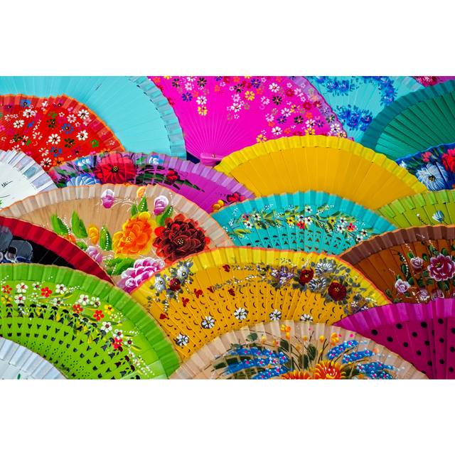 Spanish Fans (61cm H x 91cm W x 3.8cm D)